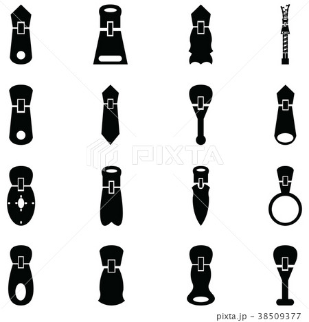 zipper icon set zipper icon set 38509377