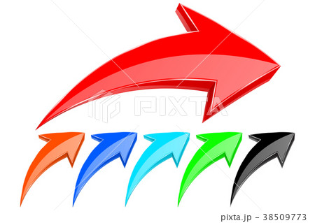 Colored UP arrows 38509773