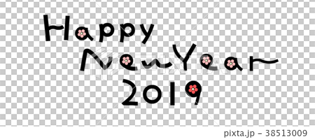 新年賀卡材料新年快樂2019年 38513009