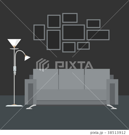 Gray Interior Living Room 38513912