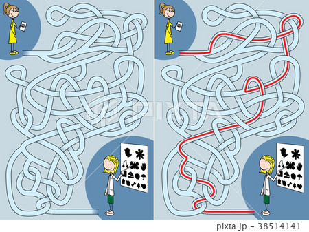Eye doctor maze 38514141