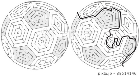 Easy ball maze 38514146