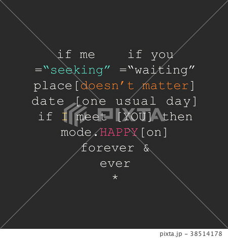 Valentine day card with programming code Valentine day card with programming code 38514178