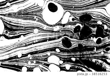 Black and white liquid texture. Watercolor hand 38516253