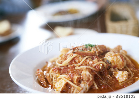 ワタリガニのパスタ 38518105
