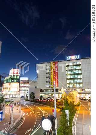 船橋駅前の夜景 38519901
