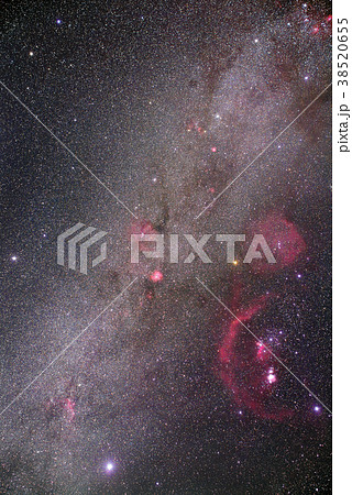 冬の大三角と天の川 38520655