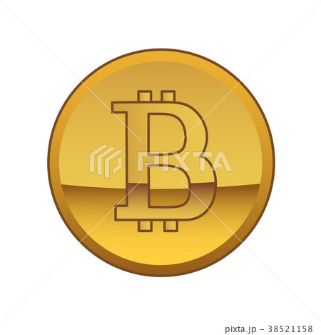 Bitcoin golden currency symbol Bitcoin golden currency symbol 38521158