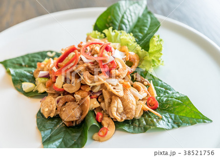 Crispy fish maw spicy salad 38521756