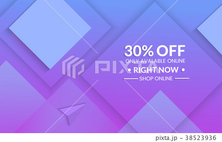 Modern template for social media banner. 38523936