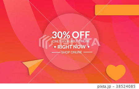Modern template for social media banner. Modern template for social media banner. 38524085
