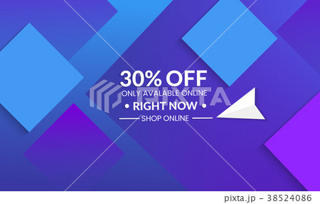 Modern template for social media banner. 38524086