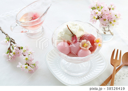 さくら白玉あんみつ さくら白玉あんみつ 38526419