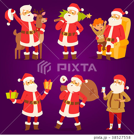 Christmas santa claus vector illustration. 38527558