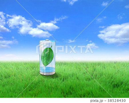 自然エネルギーを蓄電する乾電池 38528430