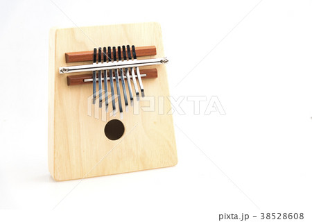 Wooden ethnic African instrument Kalimba isolated Wooden ethnic African instrument Kalimba isolated 38528608