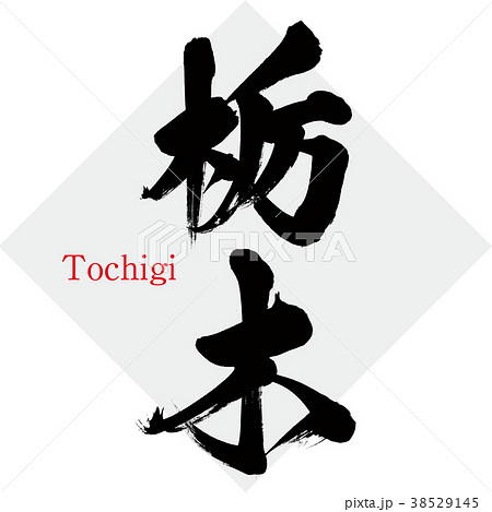 栃木・Tochigi（筆文字・手書き） 38529145