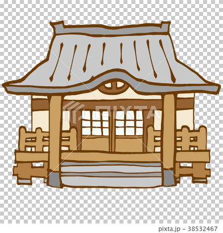 お寺のイラスト素材