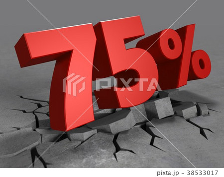 3d of 75 percent discount 38533017