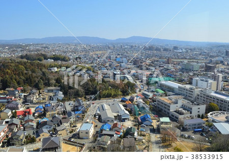尾張旭市　市街地の眺望 38533915