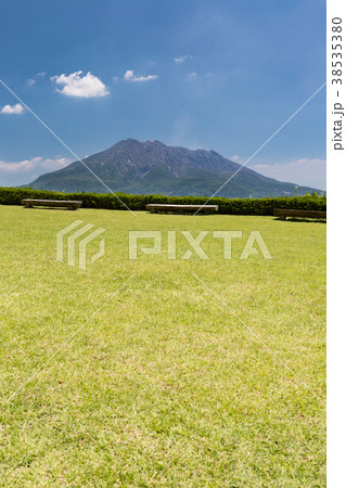 仙巌園からの桜島 -雄大な景観が美しい島津家の別邸より- 38535380