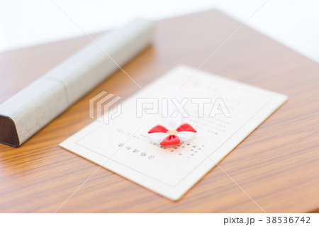 受験と合格通知 38536742