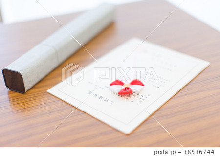 受験と合格通知 38536744