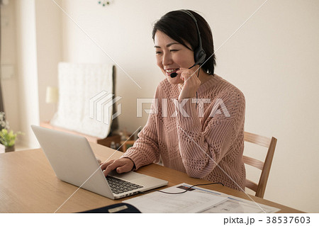 インカム テレワーク 主婦 ミドル女性 インカム テレワーク 主婦 ミドル女性 38537603