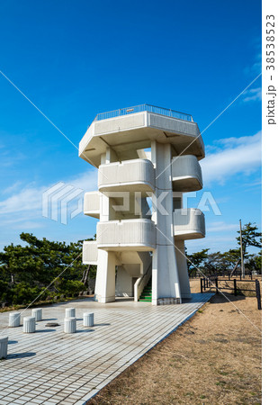 千葉県立富津公園 中の島展望台 （千葉県富津市） 2017年1月撮影 38538523