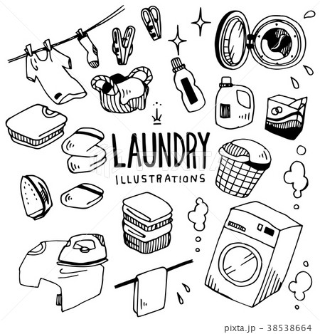 Laundry Illustration Pack 38538664