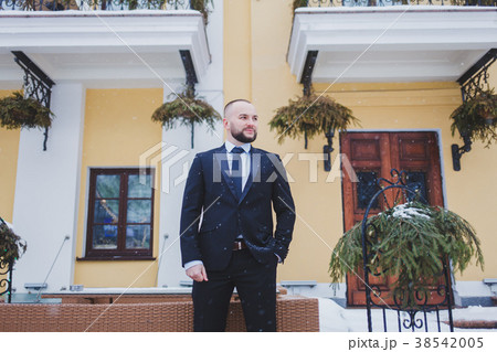 Portrait of stylish handsome young man Portrait of stylish handsome young man 38542005