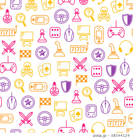 Gambling, Table and Computer Game Thin Line 38544124