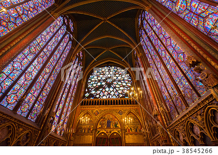 Stained glass windows of Saint Chapelle Stained glass windows of Saint Chapelle 38545266
