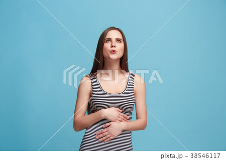 The happy business woman standing and smiling The happy business woman standing and smiling 38546117