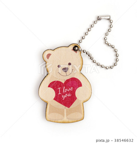 Keychain on the white background 38546632