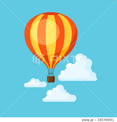 Travel illustration. Traveling background with hot Travel illustration. Traveling background with hot 38546901