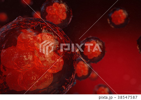 3D illustration Early stage embryo, Stem cell 3D illustration Early stage embryo, Stem cell 38547587