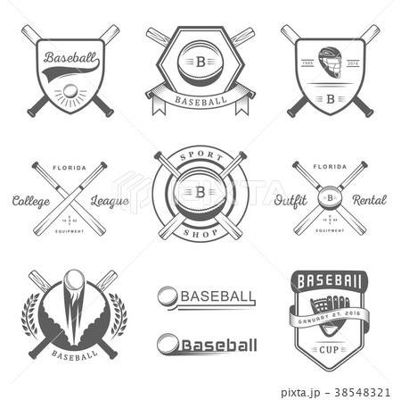 Set of Vector Logo and Badges Baseball 38548321