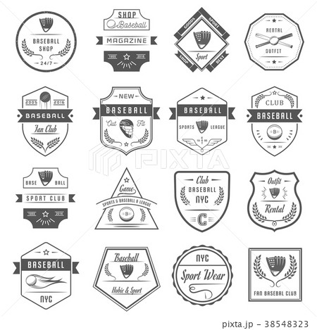 Set of Vector Logo and Badges Baseball 38548323