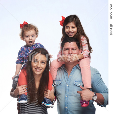 Young parents with kids 38551558