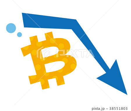 ビットコイン（下落） 38551803