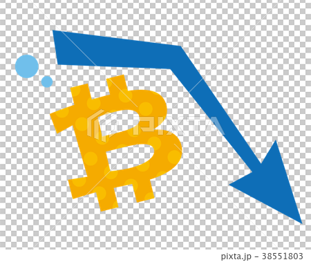 ビットコイン（下落） 38551803