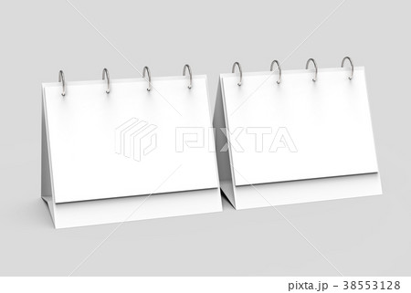 Blank desk calendar Blank desk calendar 38553128