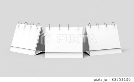 Blank desk calendar 38553130