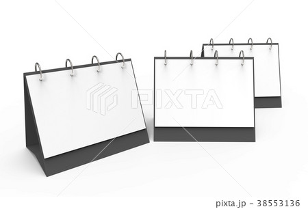 Blank desk calendar 38553136