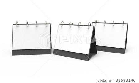 Blank desk calendar 38553146