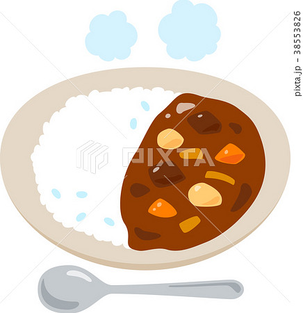 カレーライスとスプーン 38553826