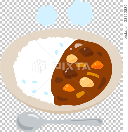 カレーライスとスプーン 38553826