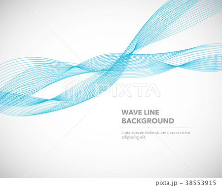 Elegant abstract vector wave line background Elegant abstract vector wave line background 38553915