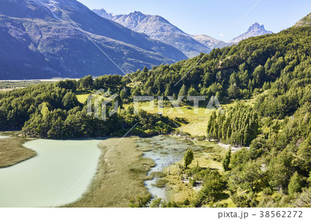 Torres del Paine National Park Landscape Panorama Torres del Paine National Park Landscape Panorama 38562272
